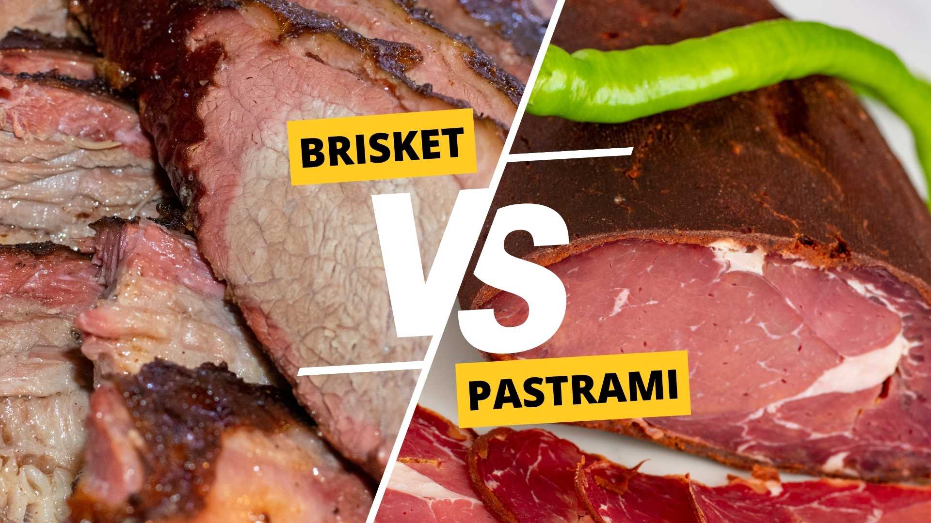 Brisket vs Pastrami