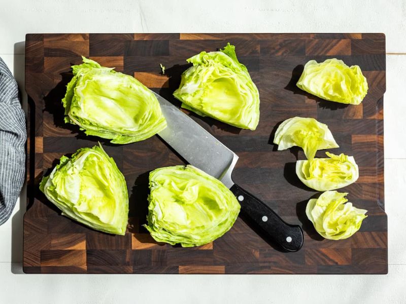 How To Cut Iceberg Lettuce For Burgers